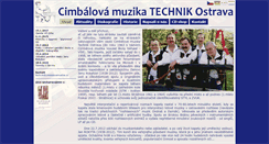 Desktop Screenshot of cimbalovamuzika.cz